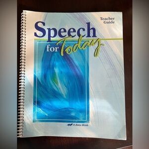A Beka Speech for Today Teacher Guide.